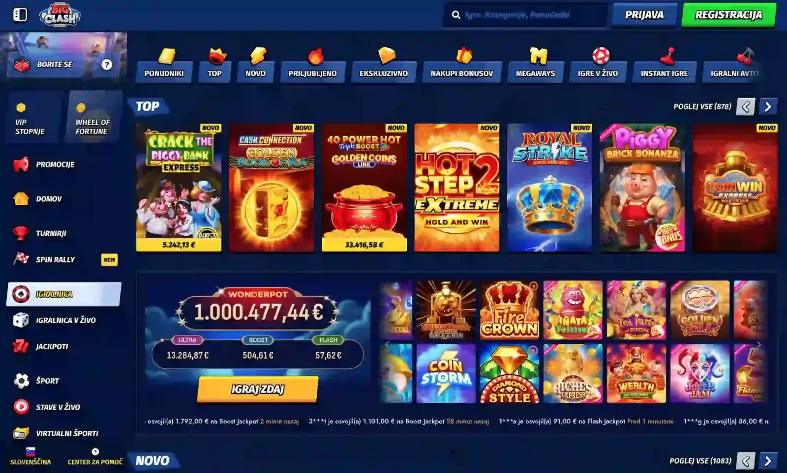 BigClash Casino screenshot 2